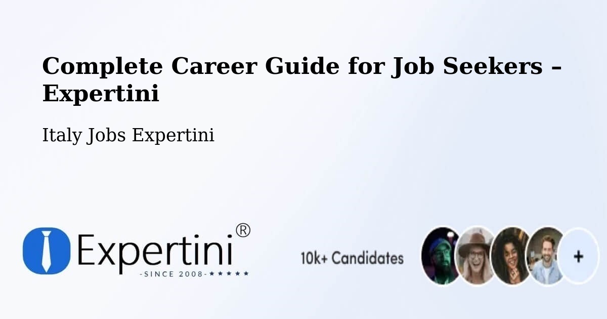 Career Guide for Job Seekers – Opera - Opera, Italy Jobs Expertini