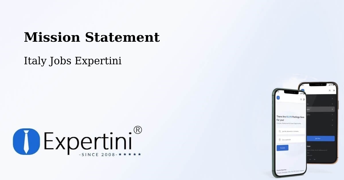 Corporate Mission – Opera - Italy Jobs Expertini